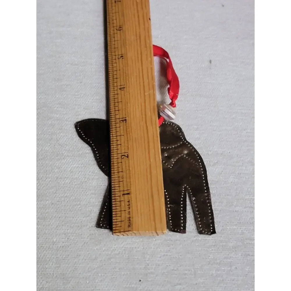 Haitian Steel Drum Handcrafted Camel Christmas Ornament 3 Inch